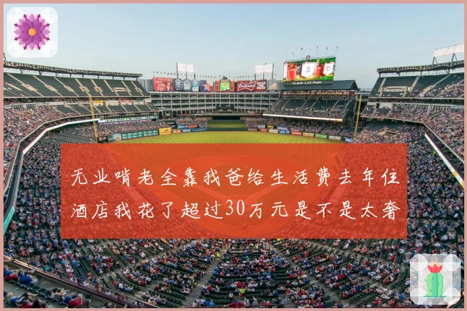 无业啃老全靠我爸给生活费去年住酒店我花了超过30万元是不是太奢侈了